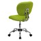 Emma and Oliver Mid-Back Mesh Padded Swivel Task Office Chair with Chrome Base